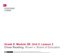 Brown v. Board of Education