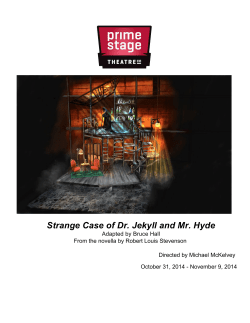 Strange Case of Dr. Jekyll and Mr. Hyde