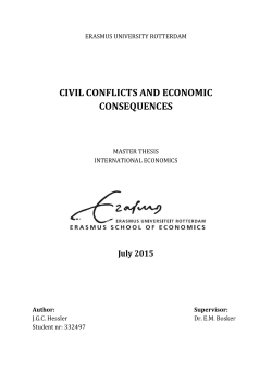 civil conflicts and economic consequences