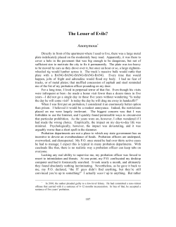 The Lesser of Evils? - Moritz College of Law