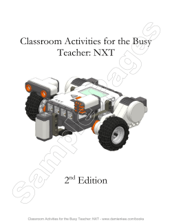 Classroom Activities for the Busy Teacher: NXT