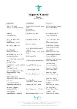 Eugene O`Connor - Big Fish Management