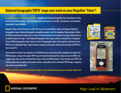 National Geographic Maps :: TOPO! / Magellan Triton Export Guide