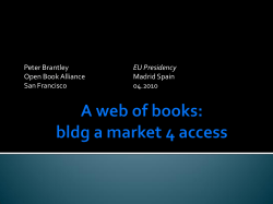 BookServer: Building a web of books