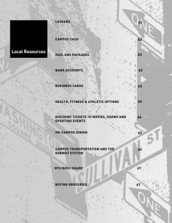 Local Resources - NYU School of Law