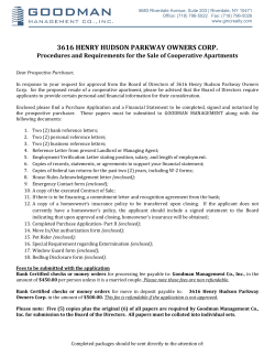 3616 henry hudson parkway owners corp.