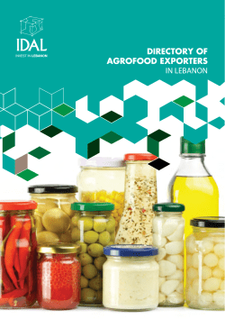 IDAL | 2014 - Investment Development Authority of Lebanon