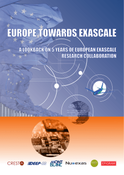 brochure - European Exascale Projects