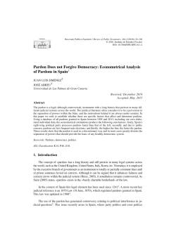 Pardon Does not Forgive Democracy: Econometrical Analysis