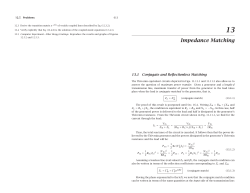 Impedance Matching