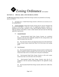 Solar Permit Application-Checklist