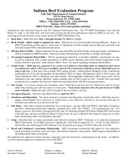 Rules for the Test - Animal Sciences