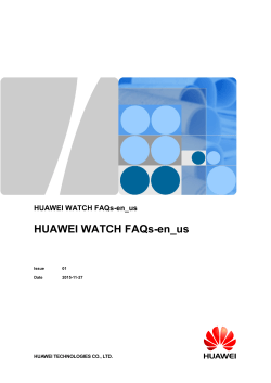 HUAWEI WATCH FAQs