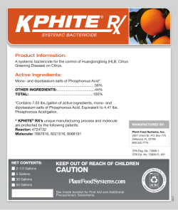 the KPHITE® RX label.