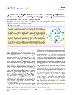 Optimization of Triplet Excited State and Singlet Oxygen Quantum