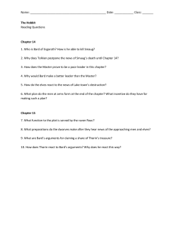 The Hobbit ch 14 15