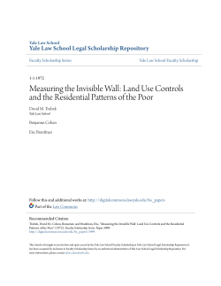 Measuring the Invisible Wall: Land Use Controls and the Residential
