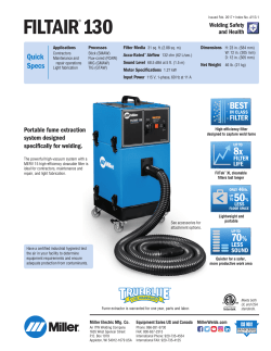 filtair 130 - Miller Welding