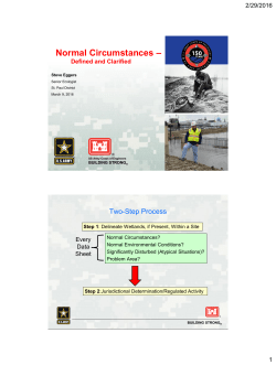 Normal Circumstances