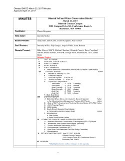 minutes - Olmsted County
