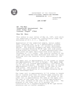 This refers to your letter of May 14, 1997, with which you submitted a