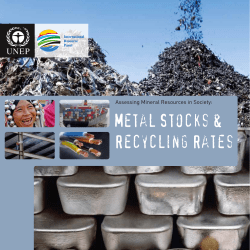 Recycling Rates of Metals (Summary English)