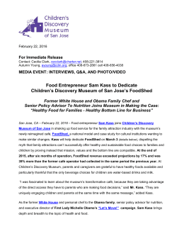 Press Release (Wire).February 2016