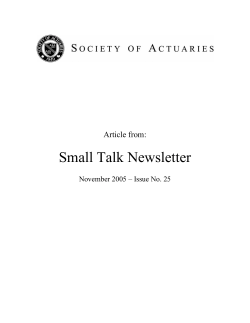 Sarbanes Oxley – The BANE of Small Insurers?