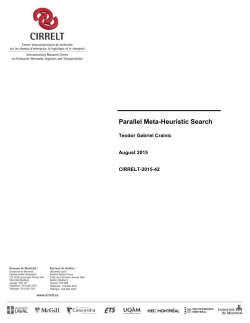 Parallel Meta-Heuristic Search