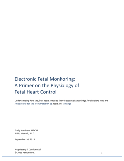 PDF Version of Electronic Fetal Monitoring Physiology
