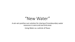Presentation on New Water