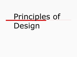 Principles of Design