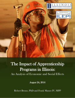 The Impact of Apprenticeship Programs in Illinois