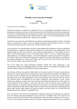 May - International School of Neuchatel