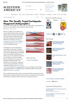 How The Deadly Nepal Earthquake Happened [Infographic]