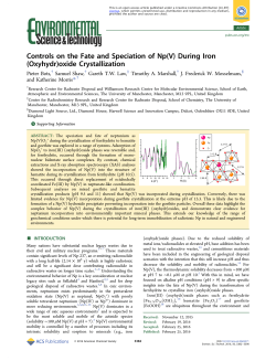 Controls on the Fate and Speciation of Np(V) During Iron (Oxyhydr