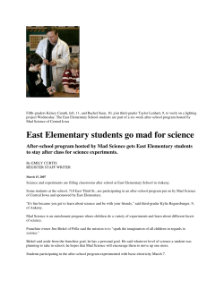 Ankeny East - Mad Science of Central Iowa