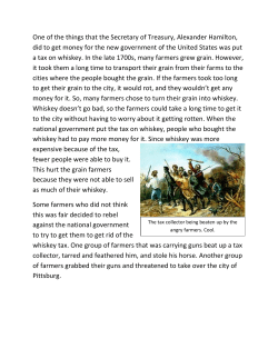 One of the things that the Secretary of Treasury, Alexander Hamilton