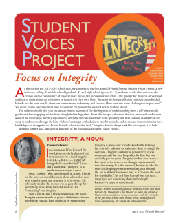 student voices project