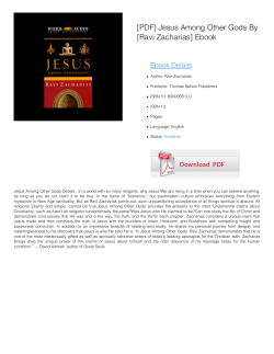 Jesus Among Other Gods [Ravi Zacharias] Epub