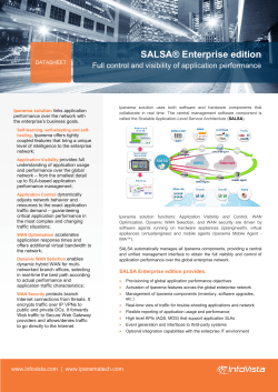 SALSA&reg; Enterprise edition