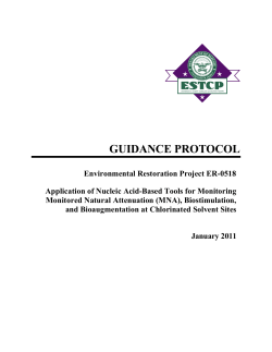 Guidance Protocol: Application of Nucleic Acid-Based - CLU-IN