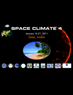 Space Climate Symposium 4