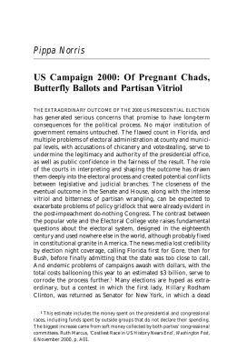 Of Pregnant Chads, Butterfly Ballots and Partisan Vitriol