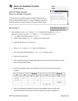 Student Activity PDF - TI Education