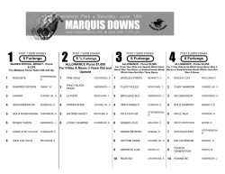 6 Furlongs 6 Furlongs 6 Furlongs