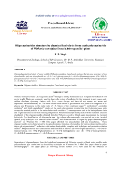 Oligosaccharides structure by chemical hydrolysis from