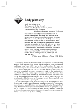 Body plasticity - McGraw
