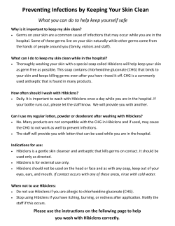 Preventing Infections by Keeping Your Skin Clean