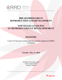 breakthroughs in reproduction and